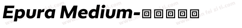 Epura Medium字体转换